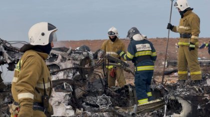 Ақтаудағы ұшақ апаты болған жерден видео жарияланды - ТЖМ мәлімдемесі