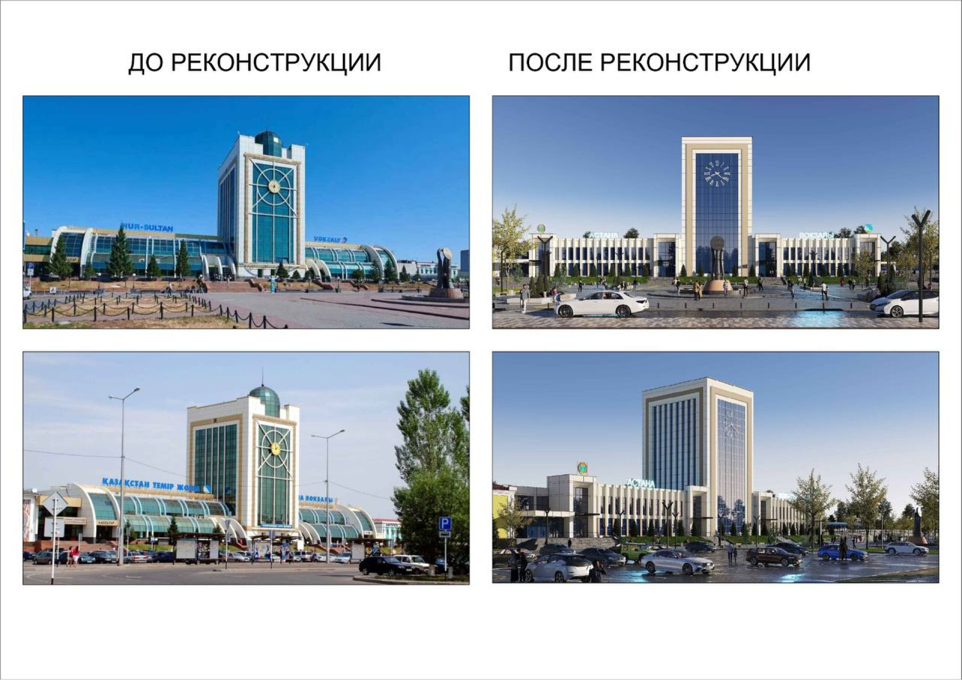 Астана-1 вокзалының реконструкциясы қашан аяқталады