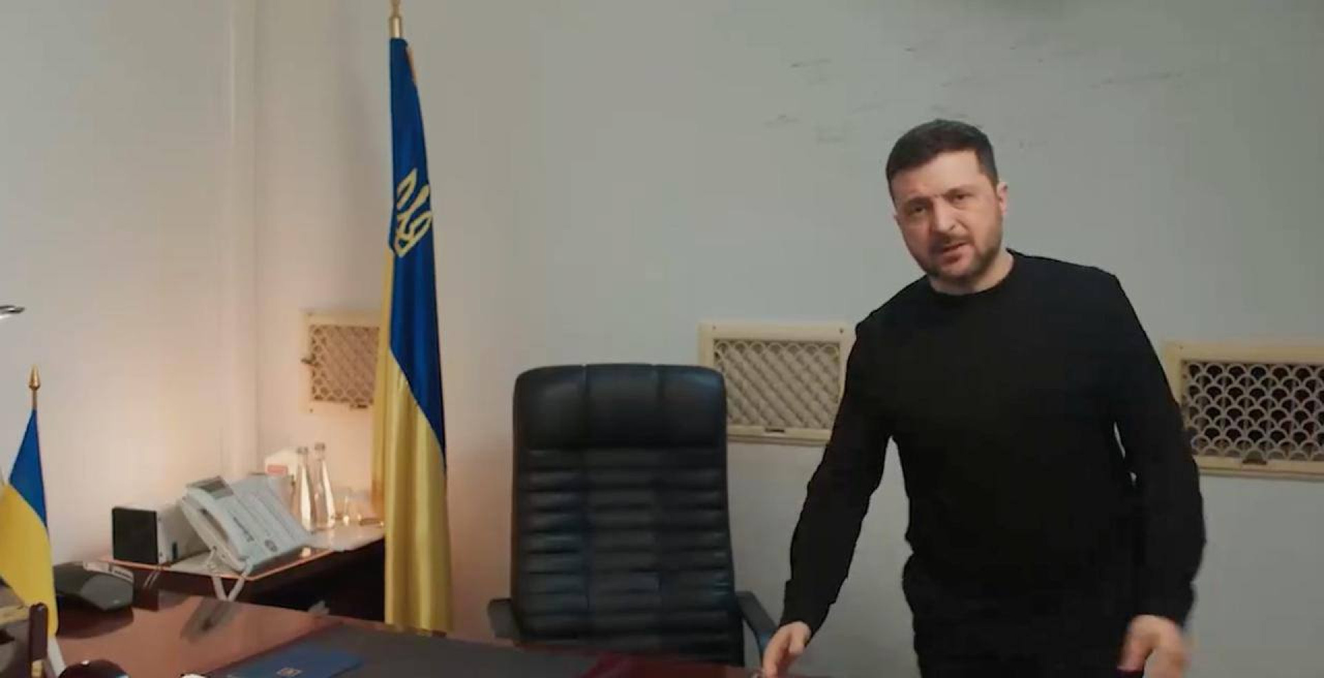 Зеленский алғаш рет бункерін көрсетті