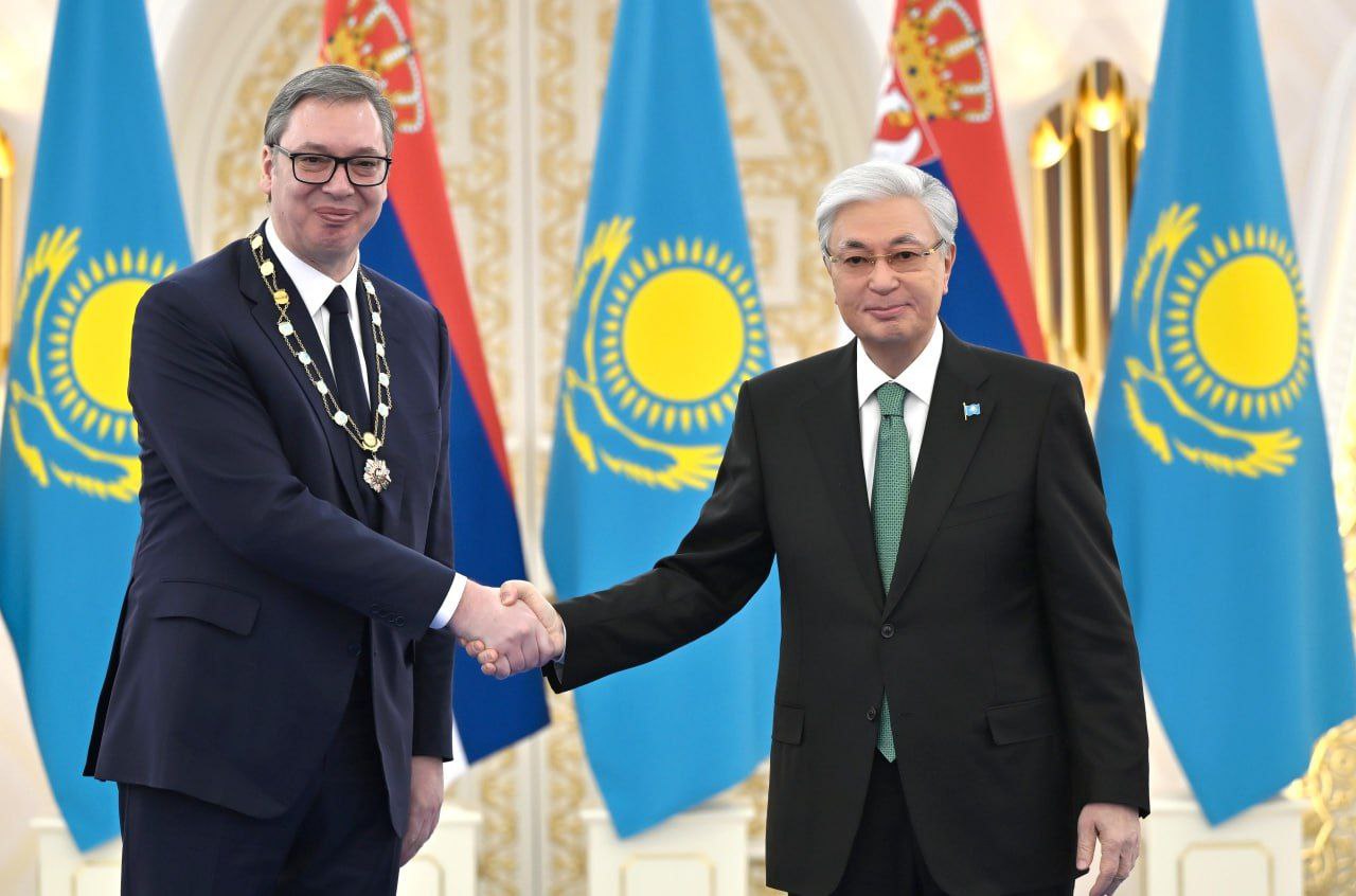Сербия Президенті «Алтын Қыран» орденімен марапатталды