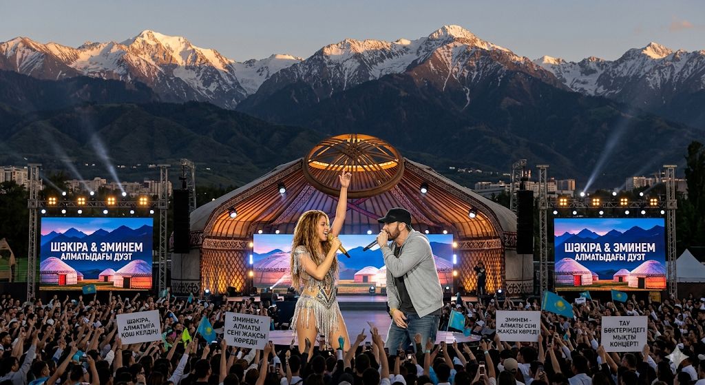 Eminem мен Shakira Қазақстанда концерт береді