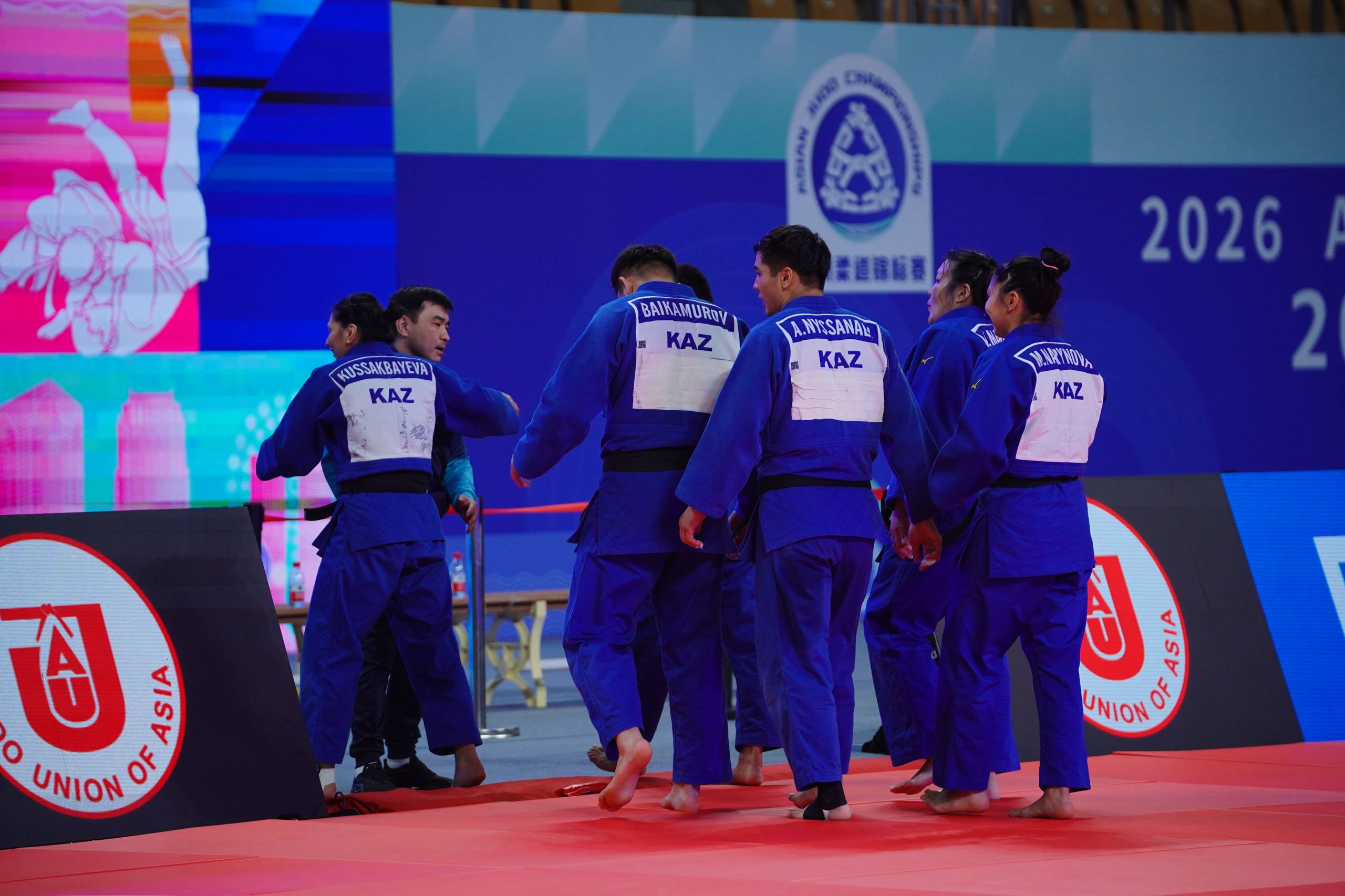 Дзюдодан Азия чемпионаты: Қазақстан құрамасы күміс жүлдегер