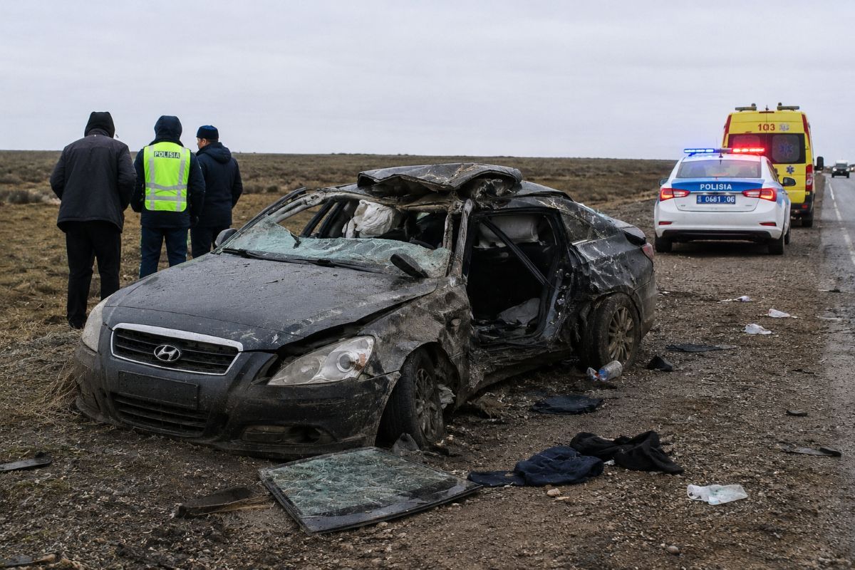 Атырау облысында ​жол апатынан төрт адам қаза тапты