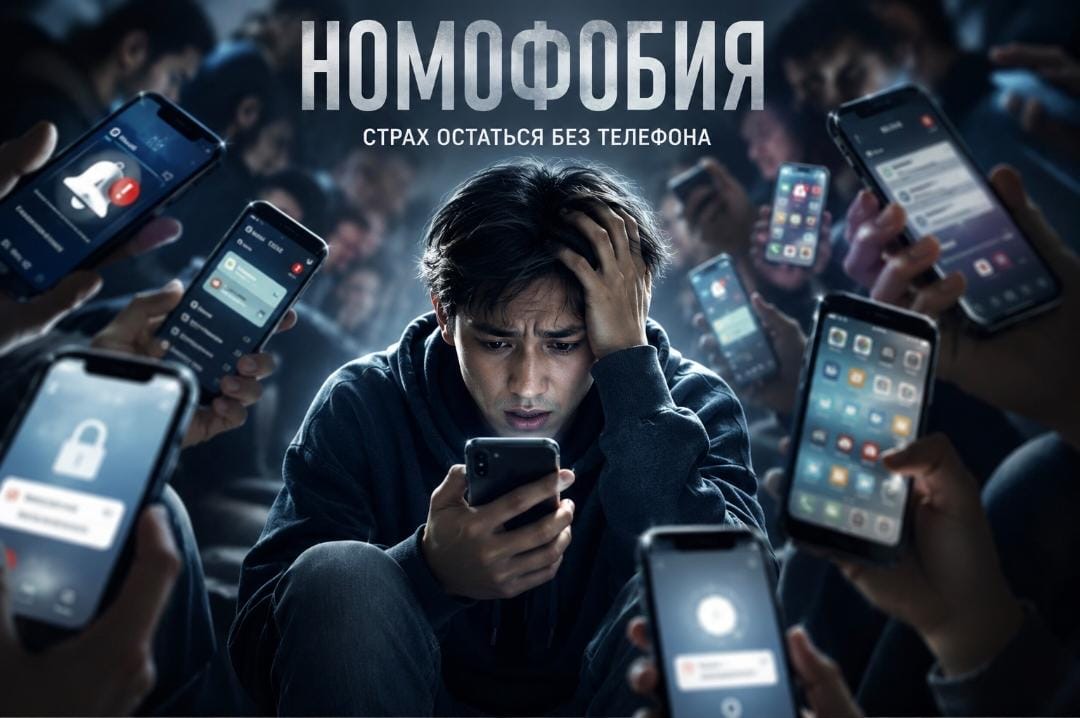 Номофобия - цифрлық дәуірдің қаупі